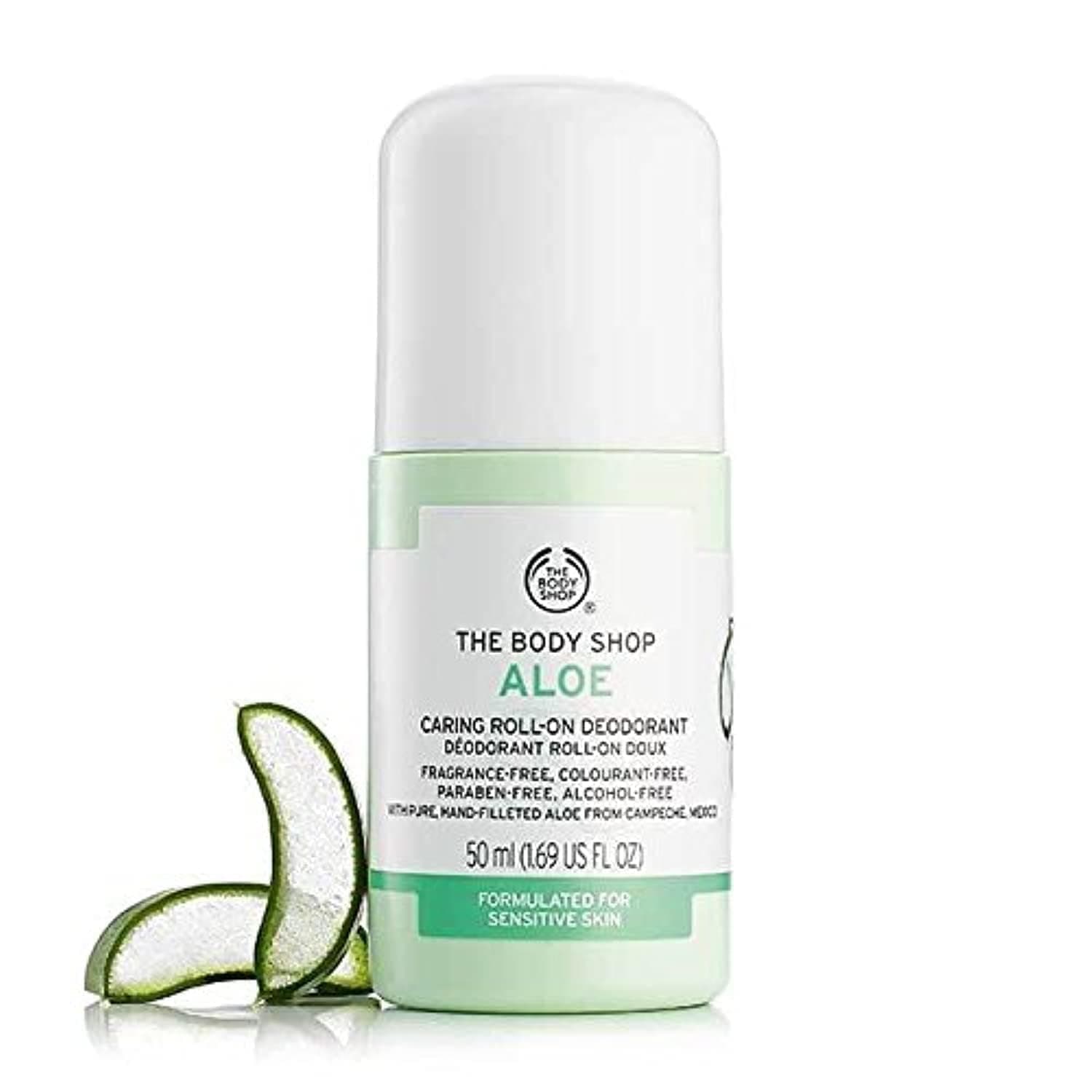 Aloe Caring Roll-On deodorant | Pick up our extra gentle aloe deodorant for a soothing, fresh feel. Perfect for those with sensitive skin.