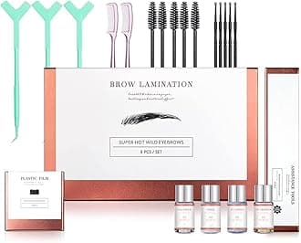 Eyebrow Lamination Kit,Professional Brow Lift Kit,DIY Eye Brow Lift Kit for Natural Trendy Shaping Brow,Thicker Brows, Easy to Use and Long Lasting Results