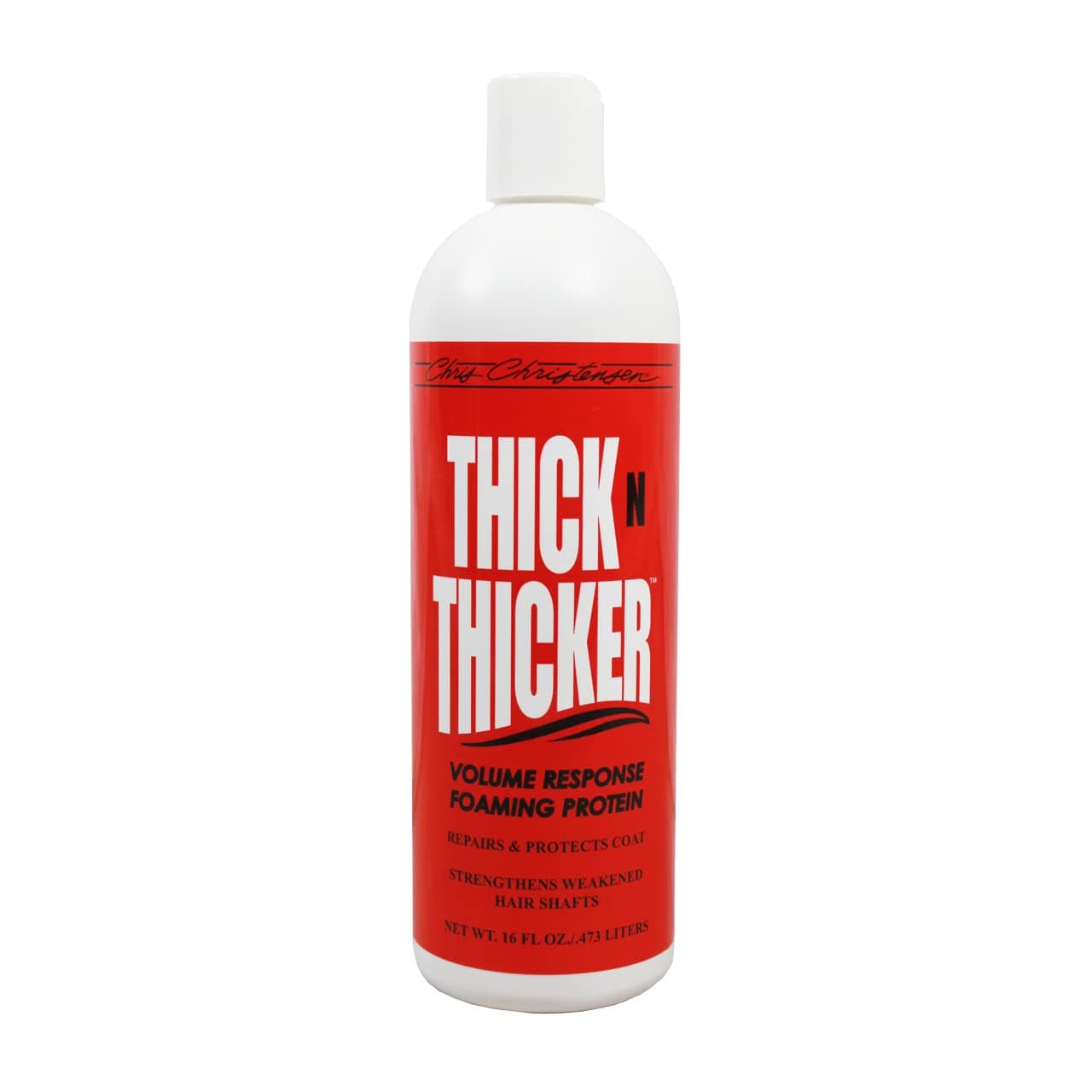 Thick N Thicker Response Foaming Protein Dog Conditioner, Groom Like a Professional, Locks in Thickness & Adds 400x The Volume, Pro-Vitamin Formula, All Coat Types, Made in USA,