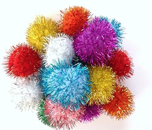 Sparkle Ball Cat Toys - 20 Pack - 1.5" (33mm)