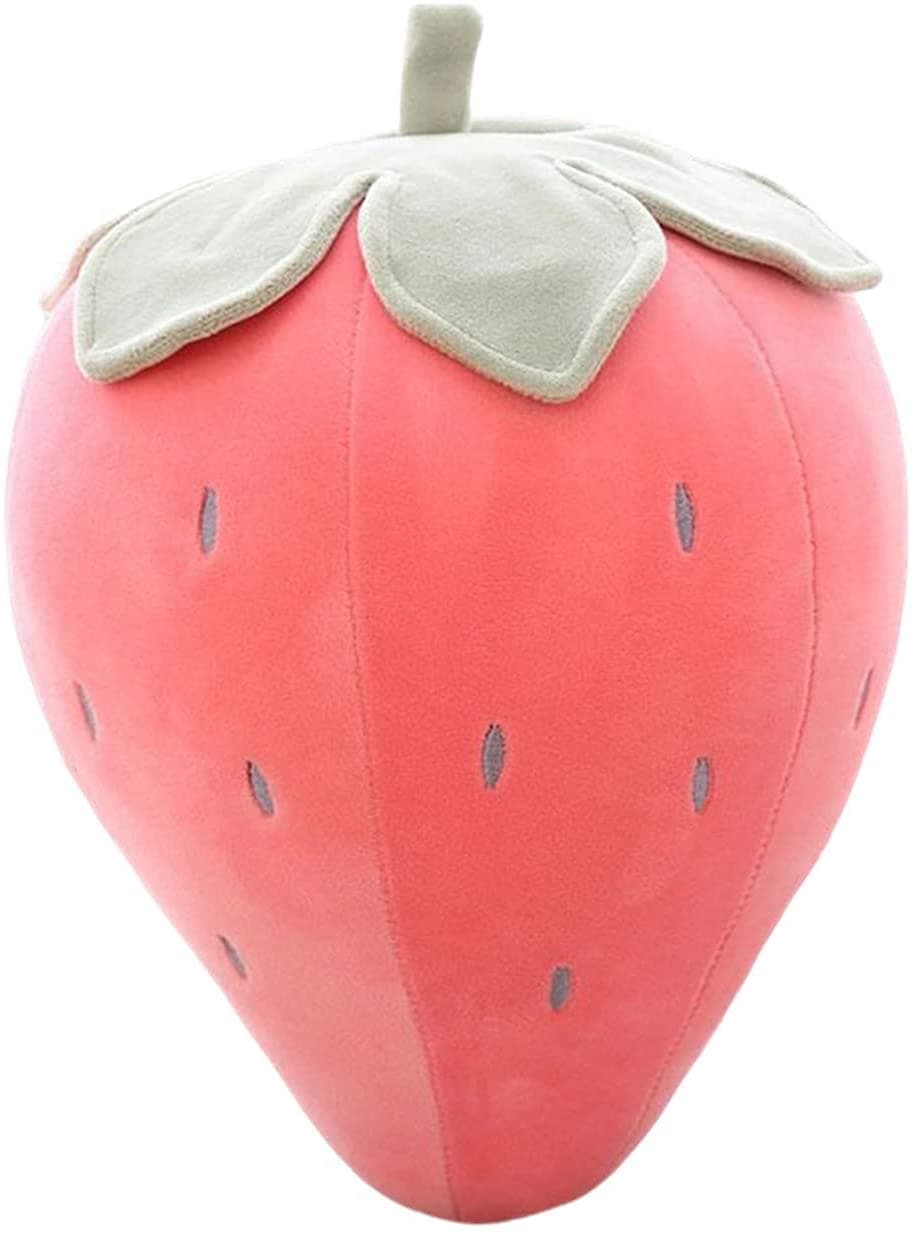 Various Fruit Plush Toy Stuffed Vegetables Plush Toy Plush (Pink Strawberry)