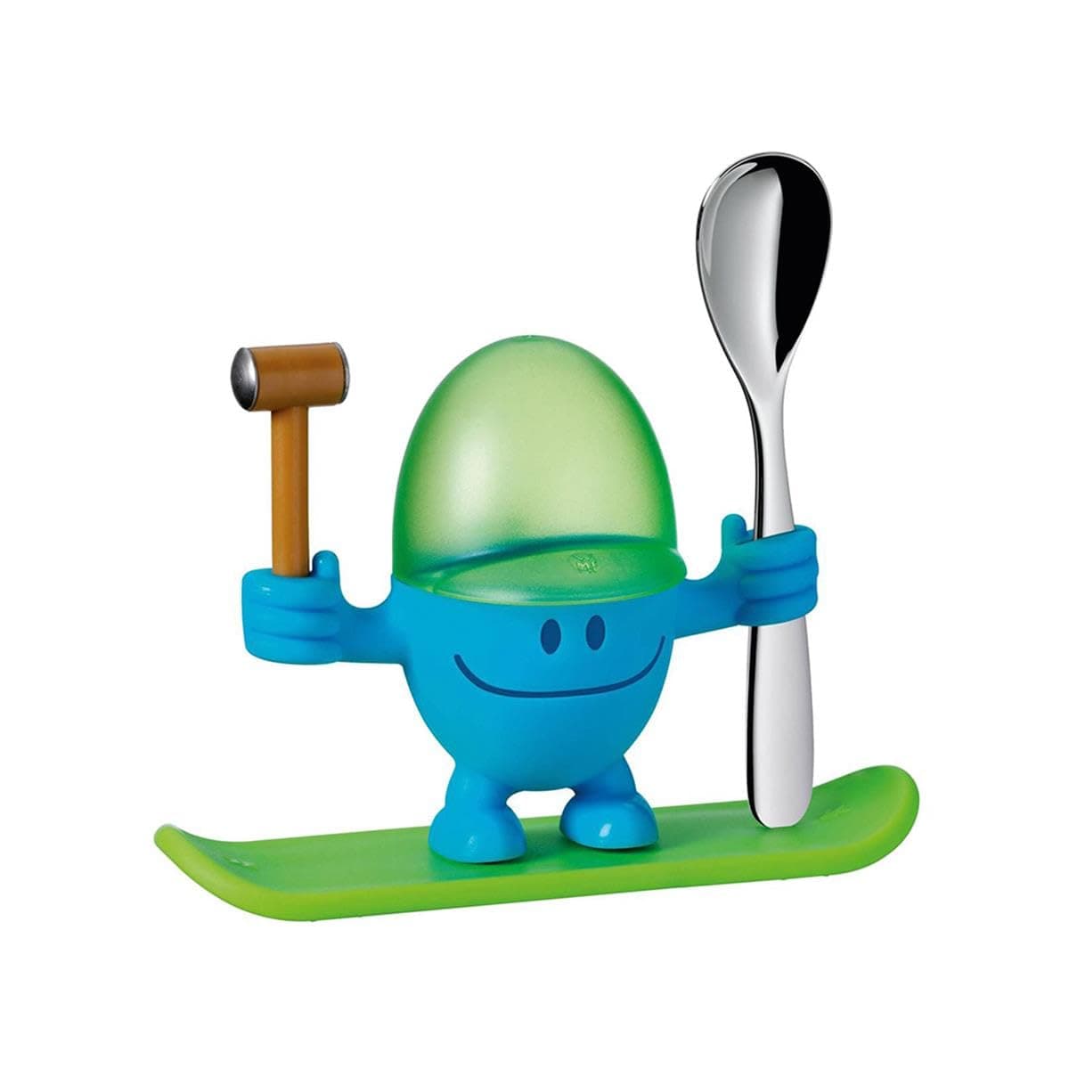 Willy Mia Fred Blue Egg Cup with Spoon