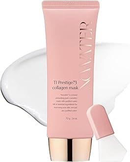 Collagen Wrapping Mask for Glass Skin – Peel Off Korean Skincare with Hydrolyzed Collagen & 6 Peptides, Firming Anti-Aging Face Mask, Hydrating & Lifting (2.4 fl.oz)