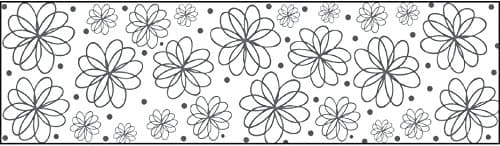 Rollagraph Jumbo Wheels Flowers Galore Rollagraph Jumbo Design Wheel