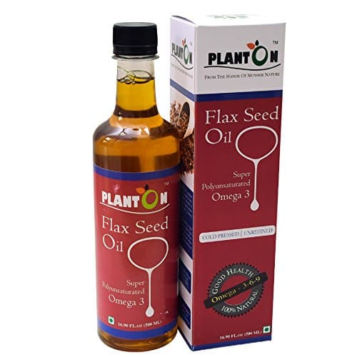 Planton Extra Virgin Flax seed Oil, Cold Pressed, 500 ml High in omega 3-6-9