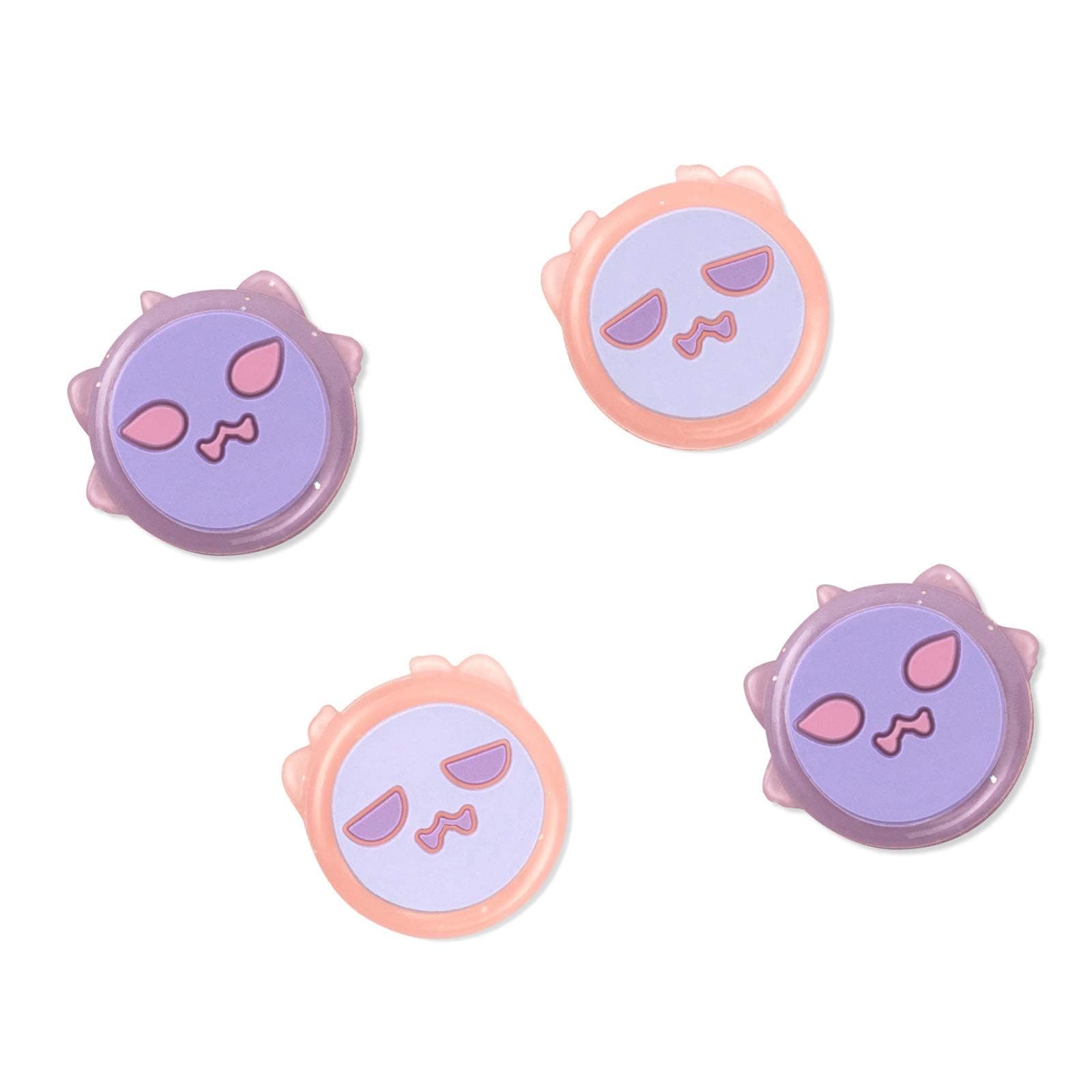 Halloween Greedy Ghost Thumb Grip Caps Soft Silicone Joystick Cover Compatible with Nintendo Switch/OLED/Switch Lite,4PCS