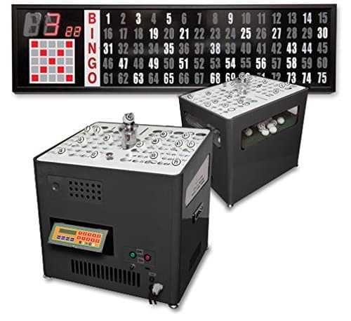 United Novelty Bingo Blower Professional Table Top with 5FT Flashboard