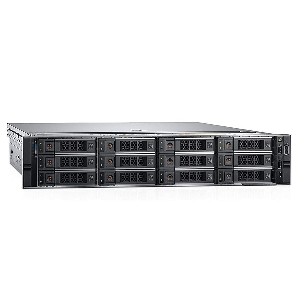Dell PowerEdge R740xd Server | 2X Silver 4210-2.2Ghz = 20 Core | 128GB | 12x 4TB SAS (Renewed)