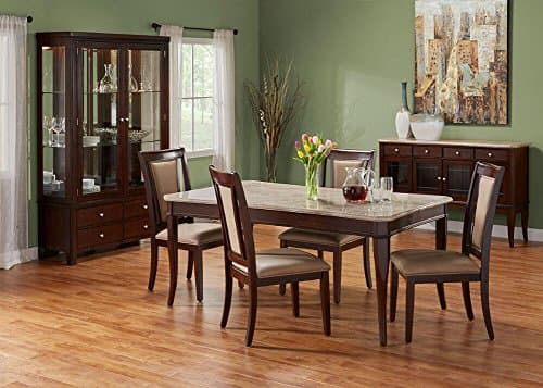 The Roomplace Martini 7 Pc. Dining Room Set with China Cabinet