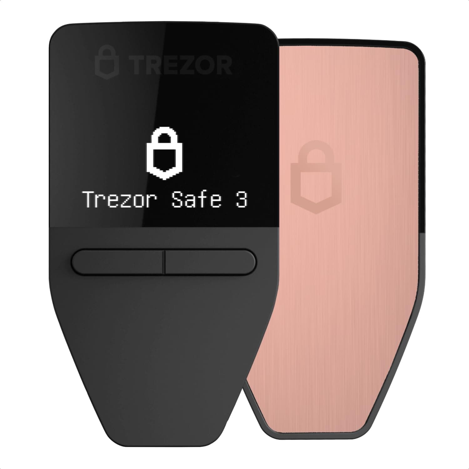 Trezor Safe 3 - Passphrase & Secure Element Protected Crypto Hardware Wallet - Buy, Store, Manage Digital Assets Simply and Safely (Galactic Rose)