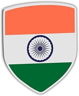 Pinzu Flag 3D Badge Emblem Logo Sticker for Cars & Bikes Vehicles (England Flag)