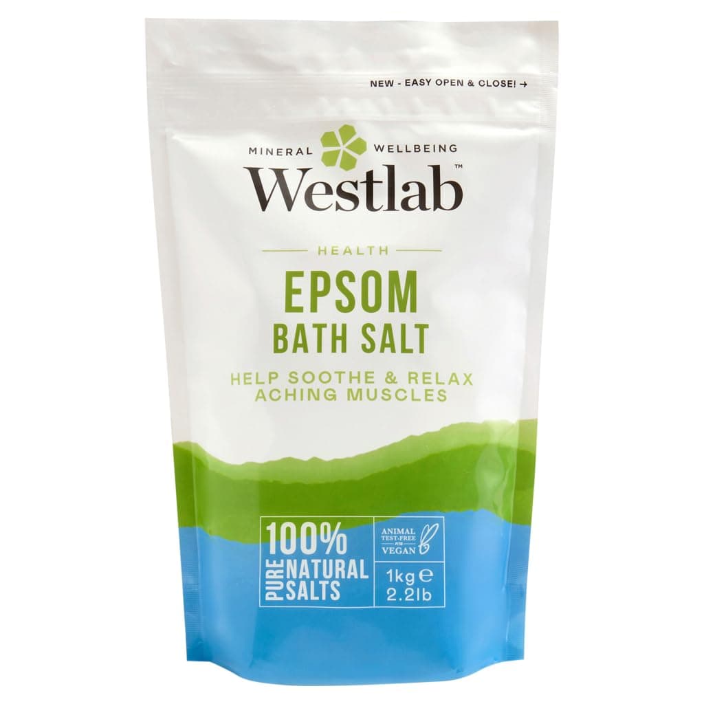 Westlab Pure Mineral Bathing Epsom Salt, 1kg