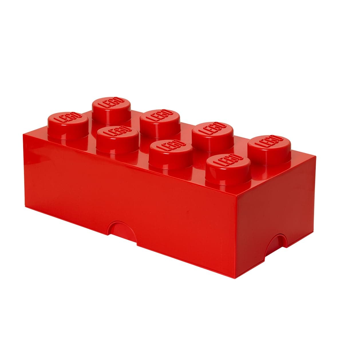 Room Copenhagen LEGO Storage Brick With 8 Knobs, in Bright Red