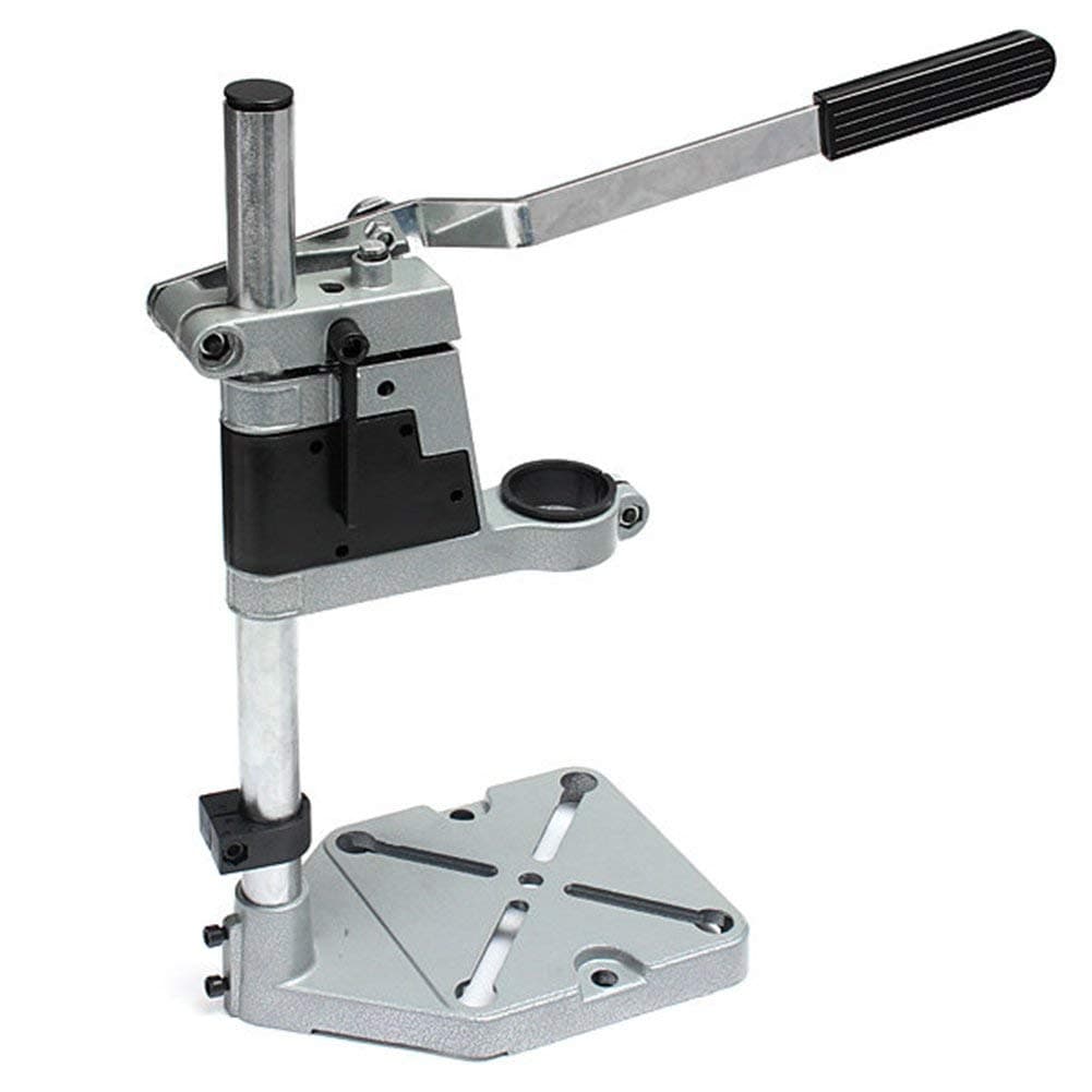 Inditrust 400mm Hand Drill Stand Converter to Bench Press (Black and Silver)