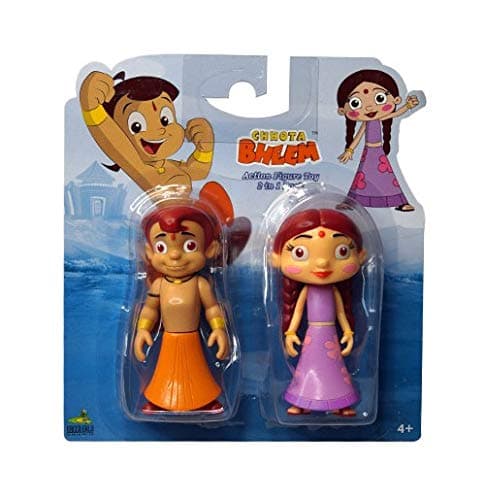 Chhota Bheem Action Figures Action Figures - Bheem+Chutki (Beige)