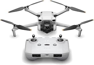 DJI Mini 3 – Lightweight and Foldable Mini Camera Drone with 4K HDR Video, Remote Control, 38-min Flight Time, True Vertical Shooting, and Intelligent Features