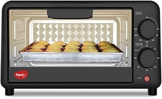 Oven Toaster Grill (12381) 9 Liters OTG Without Rotisserie for Oven Toaster and Grill for Grilling and Baking Cakes (Grey)