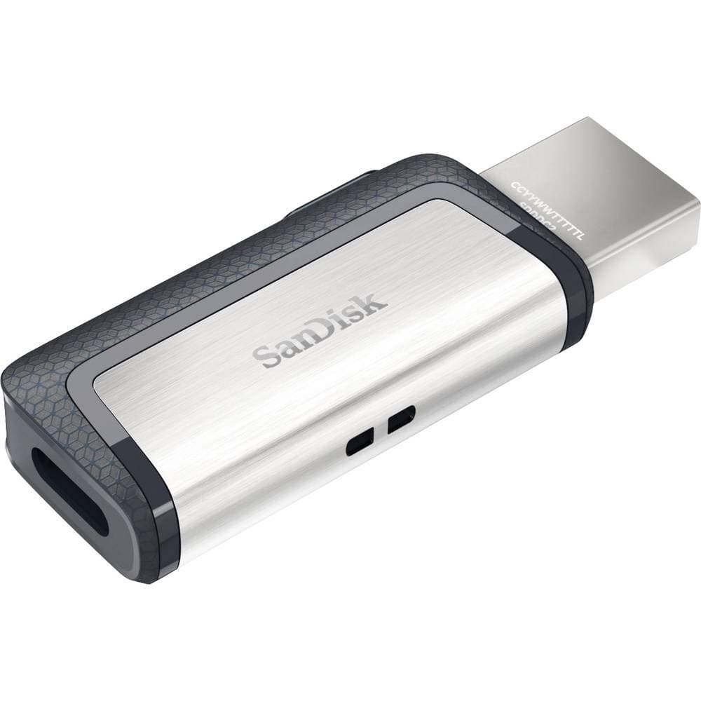 Ultra 128 GB Dual Type-C USB 3.1 Flash Drive, Silver
