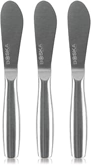 BOSKA Mini Spreading 3 Knife Set - Copenhagen Stainless Steel Multi-purpose Spreading Knives - Used for Cheese, Butter, Jam, Pastry, and Other Kitchen Daily Spreader Knife - 3 Pieces