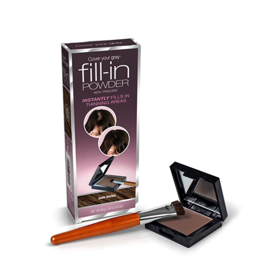 Fill In Powder 0.24oz, Dark Brown