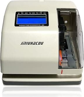 T4U Digital Time Stamp,Electronic Time Clock and Document Stamp,Multifunction Time/Date/Number Stamp