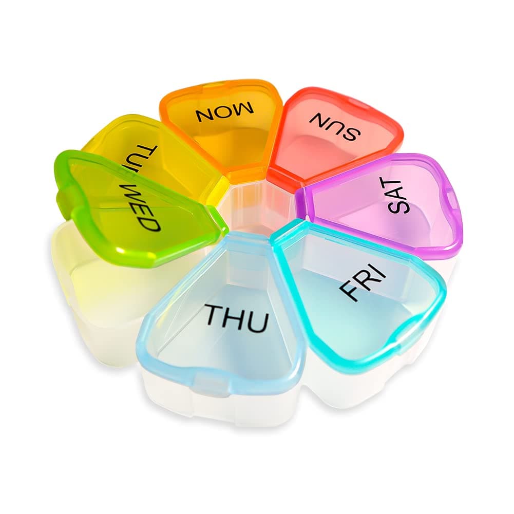 Pill Organizer, Weekly Pill Organizer, Pill Box, Medicine Organizer, Pill Case, Pill Container, Pill Box 7 Day, Pill Holder, Travel Pill Case