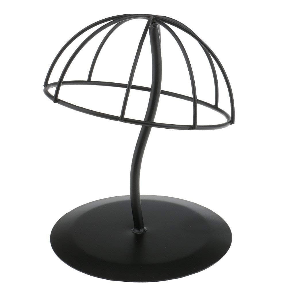 Backbayia Vintage Display Stand for Wig / Hat / Dome Display Stand Metal