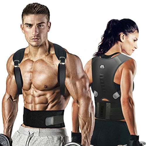 Posture Corrector for Women and Men, Back Straightener Posture Corrector, Adjustable Upper Back Brace for Clavicle Support and Providing Pain Relief (XXXL)