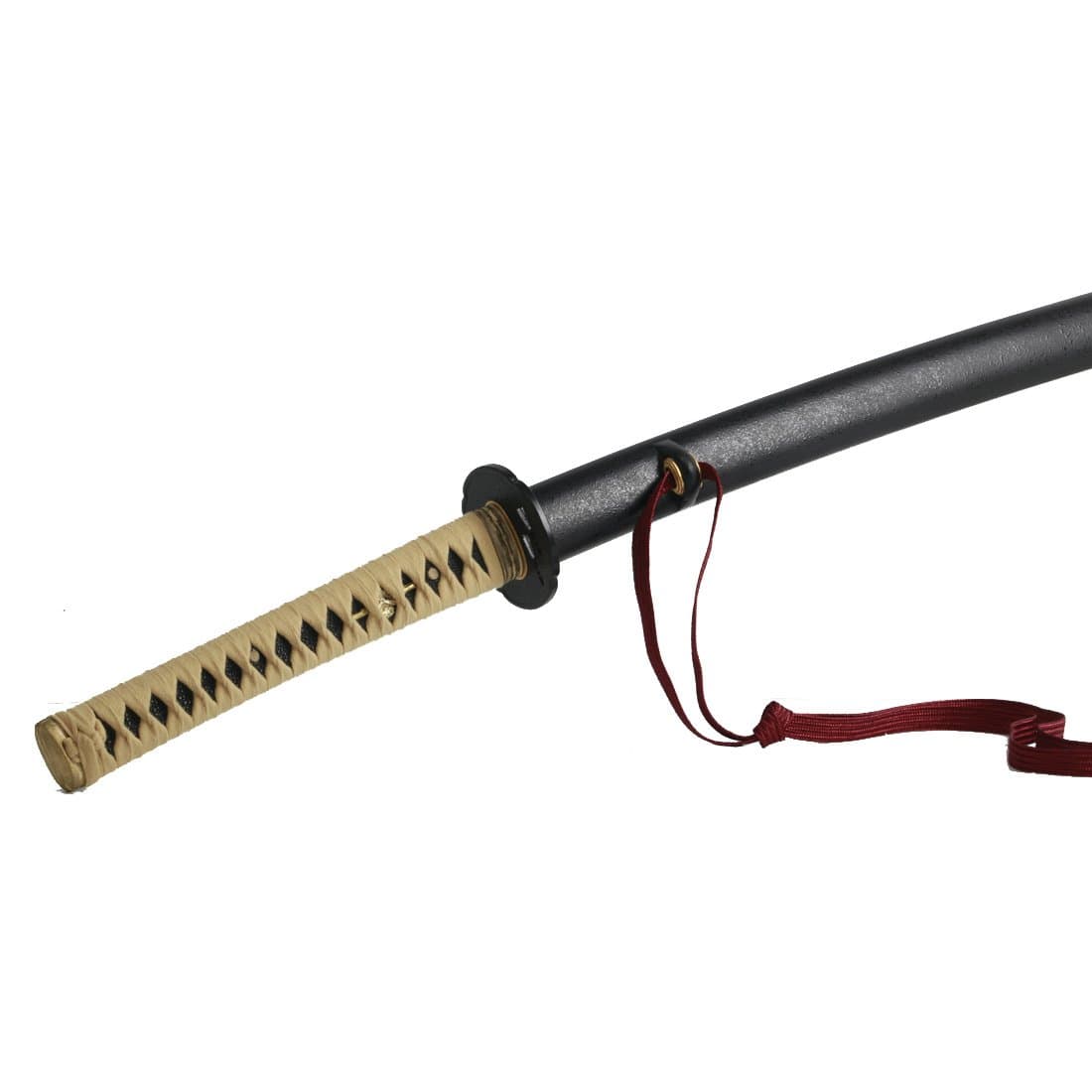 Katana Handmade Full Tang Sharp, Alloy Tsuba Japanese Samurai Sword High Carbon Steel 1060,T10 1095, 40-Inch