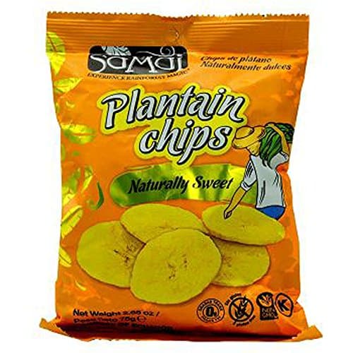 Samai, Plantain Chips Naturally Sweet , Count 15 (2.65 oz) - Snacks / Grab Varieties & Flavors