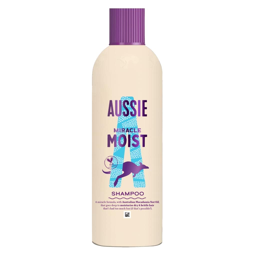 Aussie Miracle Moist Shampoo for Dry, Really Thirsty Hair, 300 ml