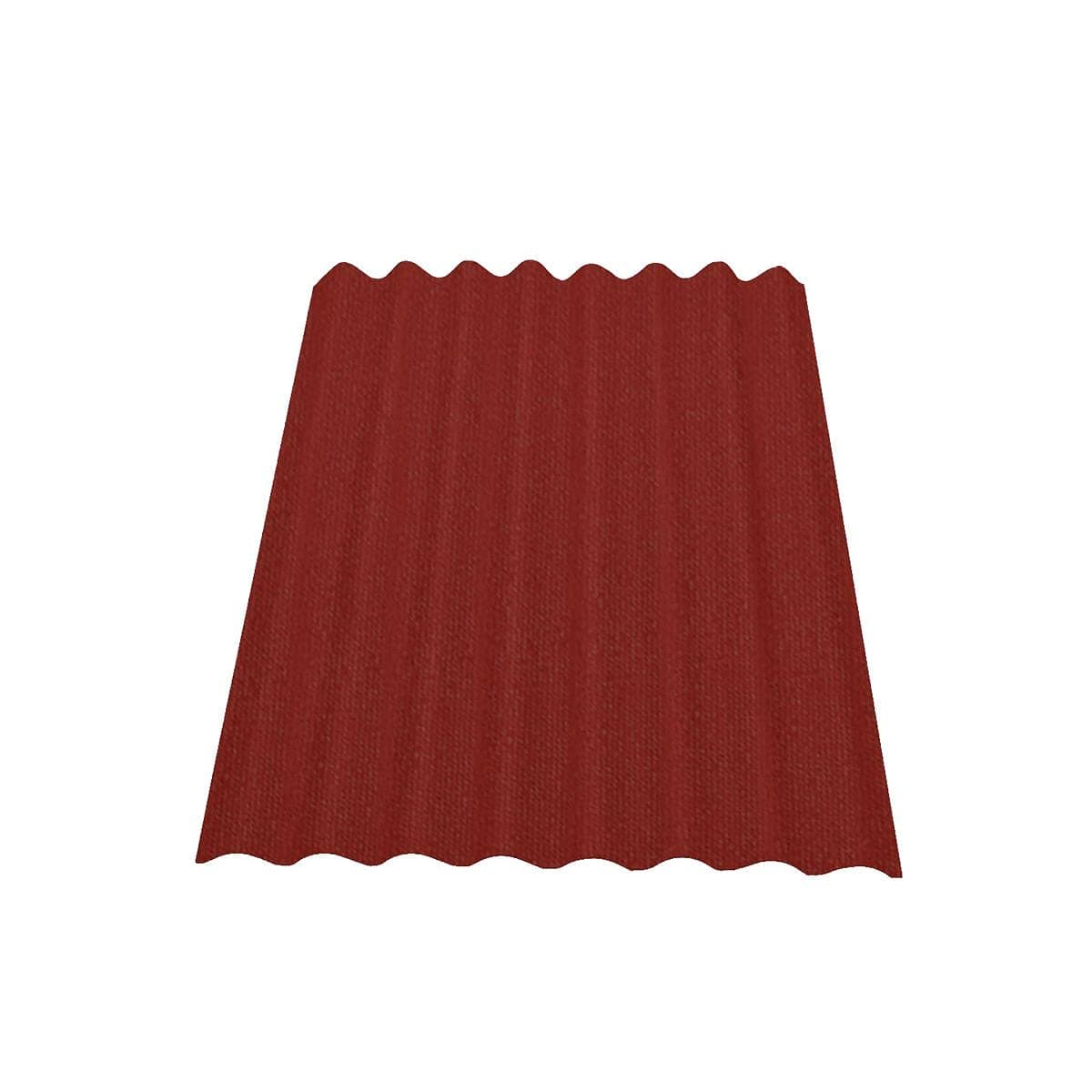 Onduline Easyline Roof Panel Wall Plate Bitumen Corrugated Sheet 1 x 0.76 m Red
