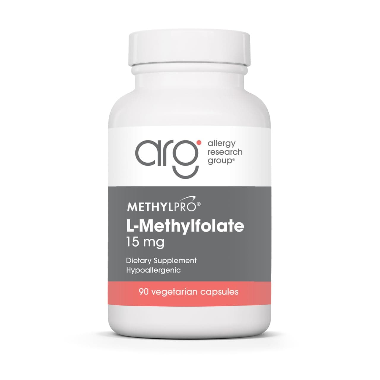 MethylPro 15mg L-Methylfolate - Professional Strength Active Methyl Folate Supplement for Brain Support & Balanced Mood - Gluten-Free Cognitive Supplement with No Fillers (90 Capsules)
