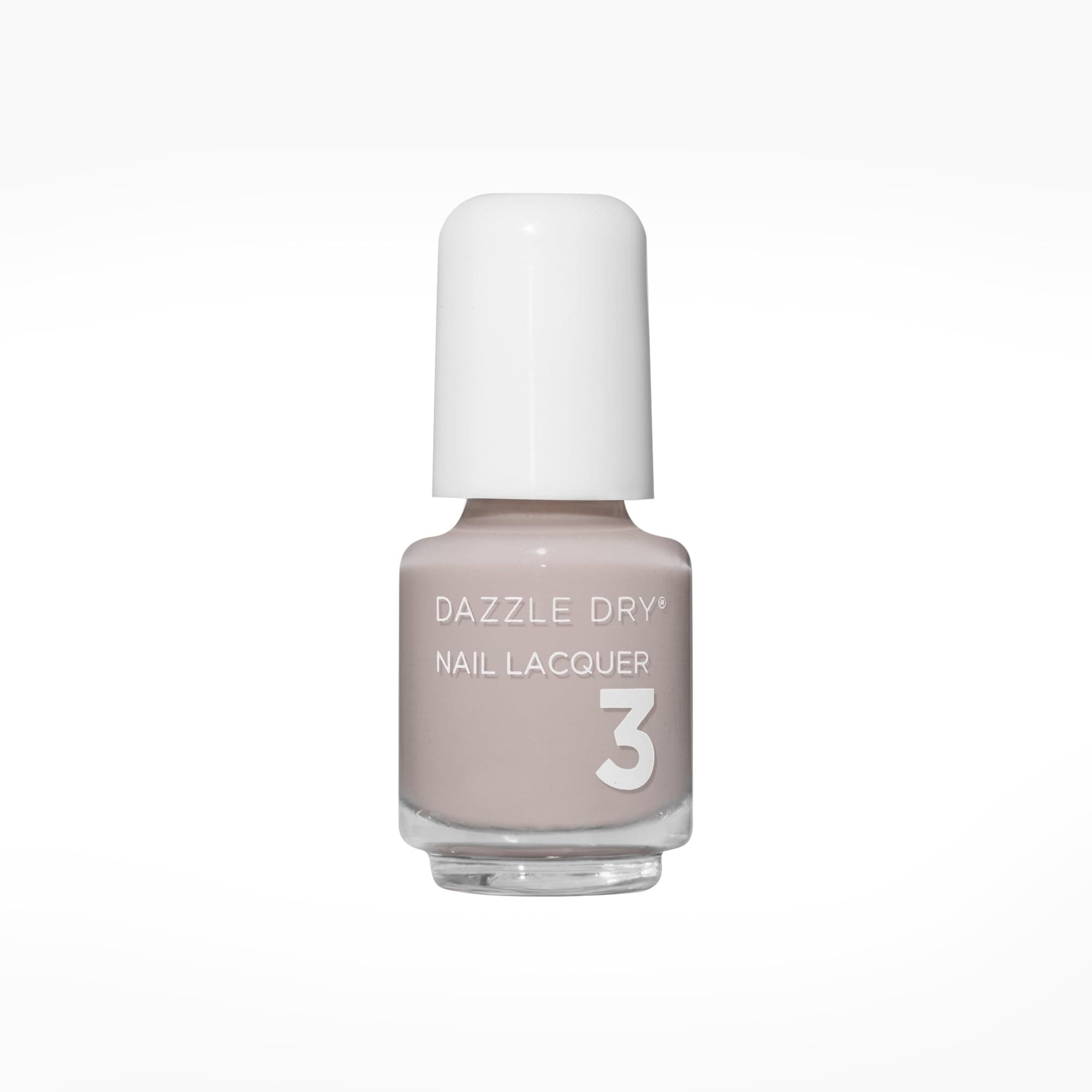 Dazzle Dry Nail Mini Lacquer (Step 3) - Chiffon Moment - A sheer warm taupe. Sheer cream. (0.17 fl oz/ 5 Manicures)