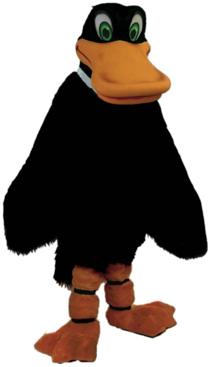 MaskUsMask U.S. Black Duck Mascot Costume