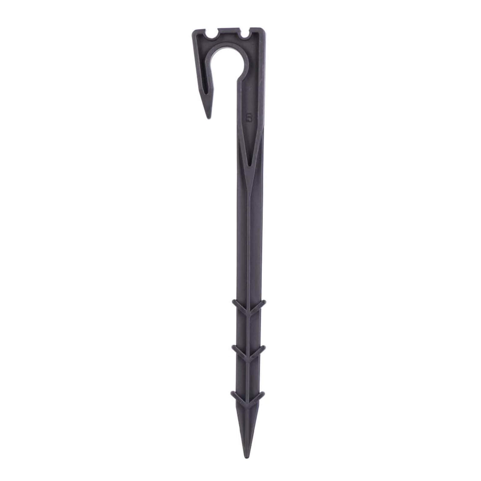 30-Pack 1/2" Multifunctional Drip Irrigation Hold Down Support Stakes for 1/2" (.630" OD) 5/32" (.160" OD) (.230" OD) Inches OD Tubing Garden Flower Bed,Patio,Lawn
