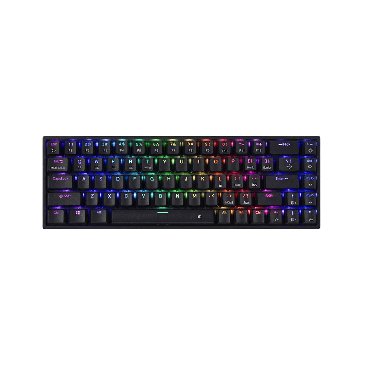 Cosmic Byte CB-GK-40 Artemis 3 Modes WiFi + Bluetooth + Wired Mechanical Keyboard with Outemu Blue Swappable Switches, Software Support, 1000Hz Polling Rate (Black)