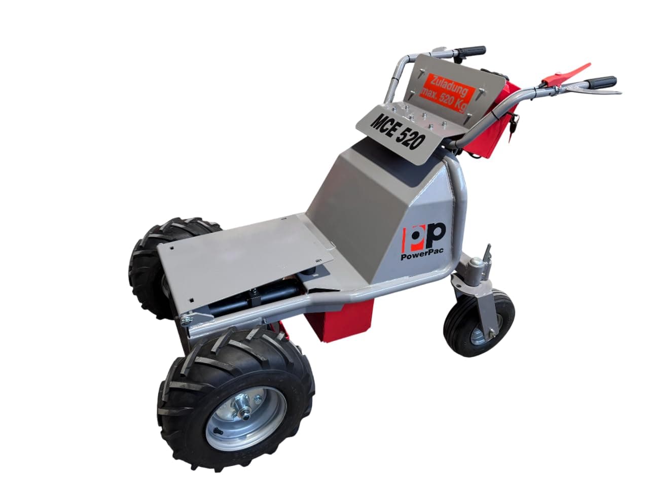 Model 2021 – The Original – Made in Germany – Powerpac MCE400 with 110 Litres – Battery Barrow Electric Wheelbarrow Dumper Motor Wheelbarrow