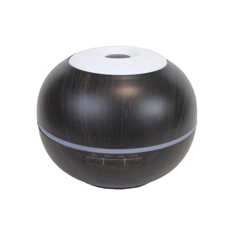 iBunny Clearance One Day Sale Aromatherapy Essential Oil Diffuser, 200ml Dark Ultrasonic Cool Mist Whisper-Quiet Humidifier with Color LED Lights Changing, Auto Shut-Off Home, Yoga, Spa, Baby