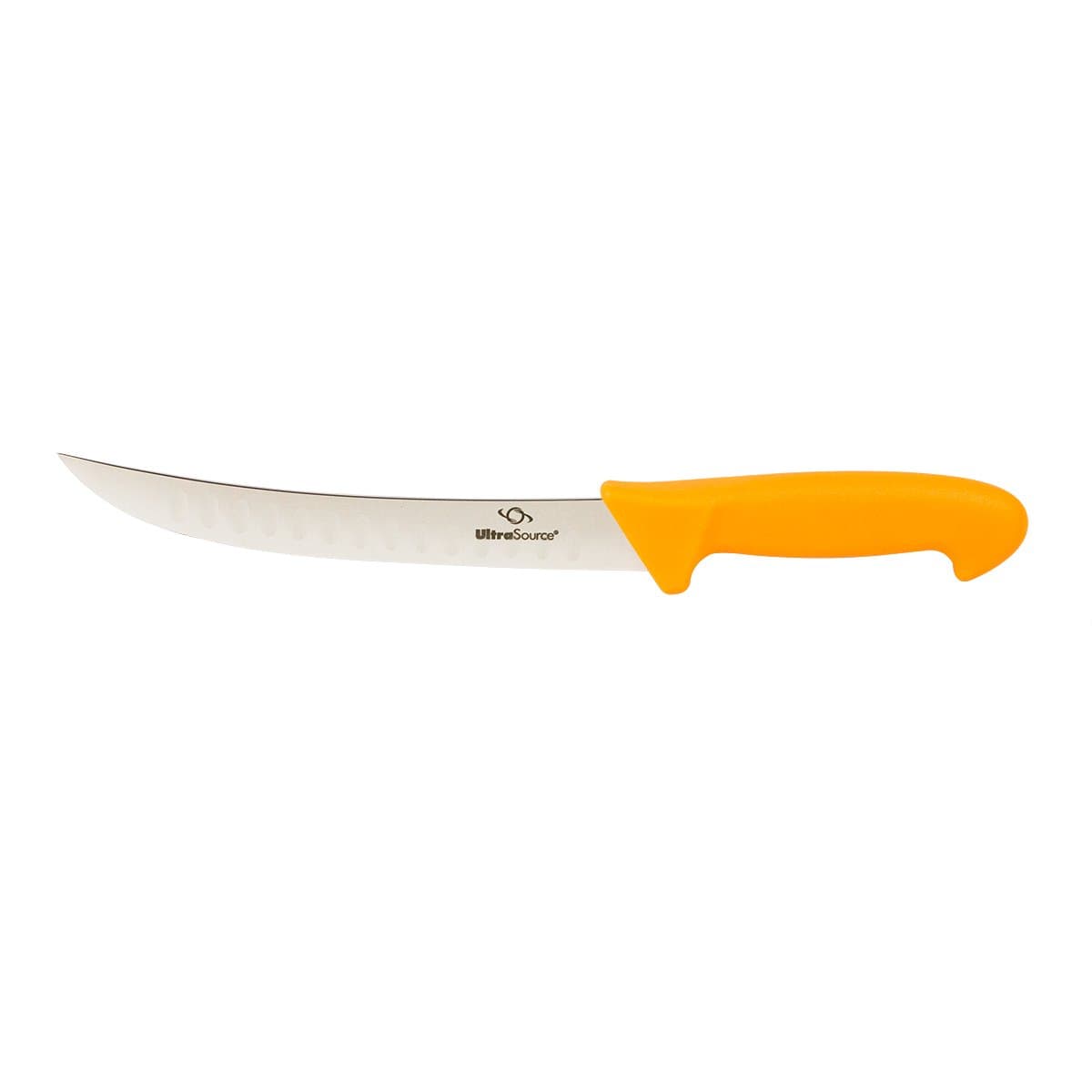 Breaking Butcher Knife, 8" Fluted Blade, Polypropylene Handle