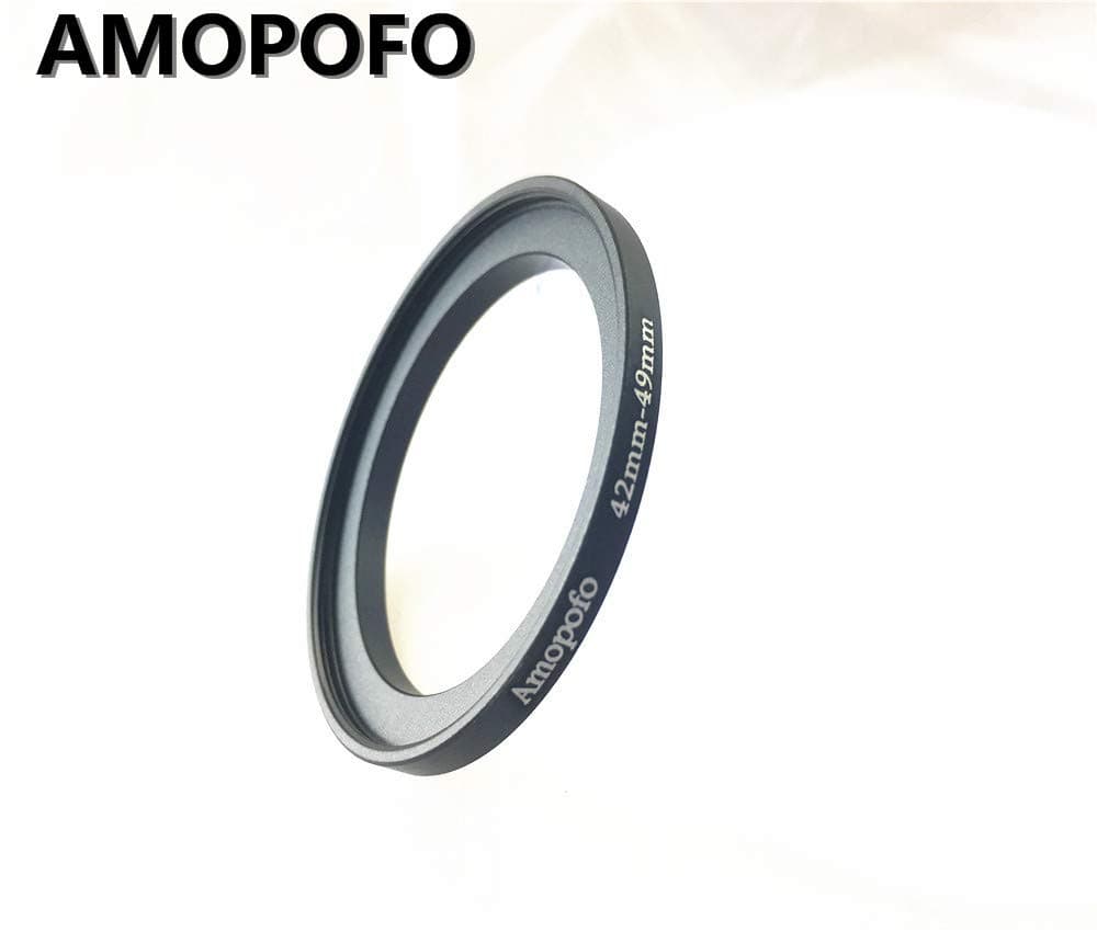 Universal 42-49mm /42mm to 49mm Step Up Ring Filter Adapter for UV,ND,CPL,Metal Step Up Ring Adapter