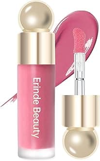 Erinde Liquid Blush Waterproof, milk jelly blush, Contouring cream blush,cream blush Long-Lasting, blush on With brush head,Soft Velvet Silk Texture,Improves Complexion,High-Pigment Colour 02#