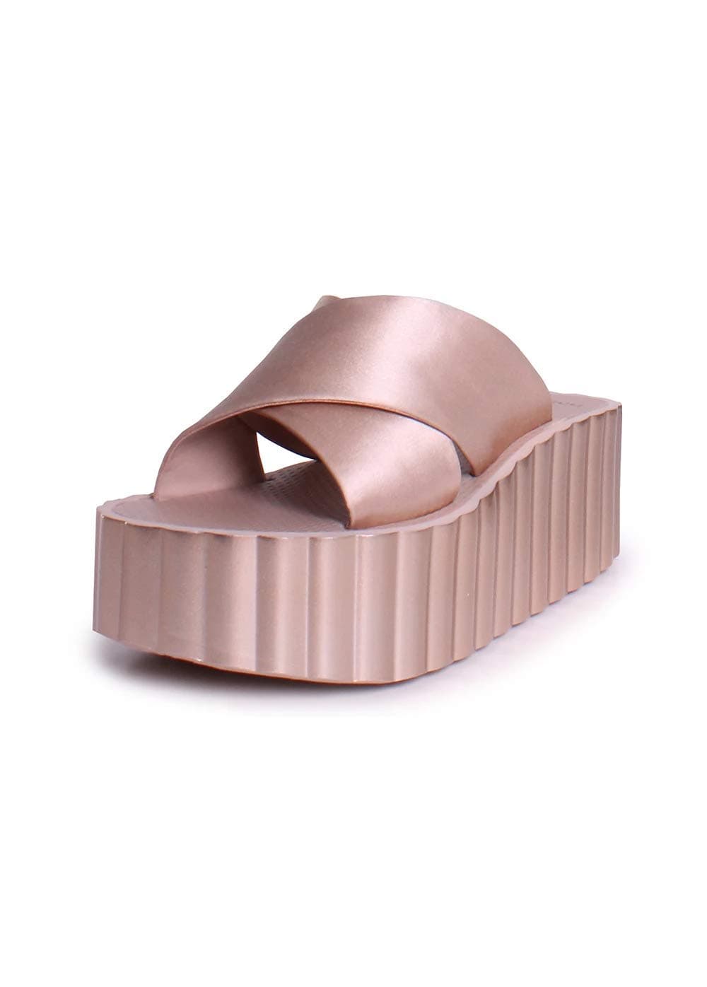 Tory Burch Scallop Wedge Platform Slide Sandals, Bellini Blush (7)