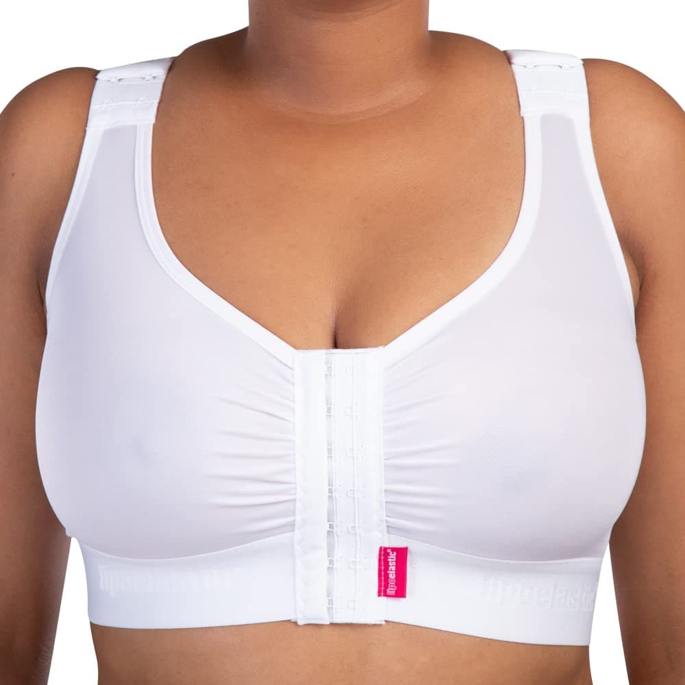 LIPOELASTIC PI Extra - Mastectomy Bra, Surgical Bra, Post-Surgery Bra, Compression Bra for Women Post-Surgery Front Closure