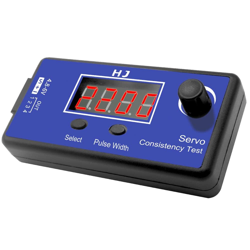 Globact RC Digital Servo Tester/ESC Consistency Tester for RC Helicopter Airplane Car(Servo Tester,ESC Consistency Tester,RC Helicopter Tester Tool)
