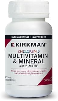 Kirkman Labs Kid's Multivitamin Mineral with 5-MTHF, 120 Capsules