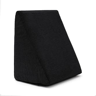 Wakefit Orthopaedic High Resilience Foam and Memory Foam Pillow Wedge, for Sleeping, Leg Elevator, Pregnancy Maternity, Anti Snoring, Acid Reflux Medium Size 18 X 17.5 X 11 (Black, pack of 1)