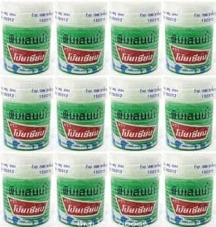 Poy Sian Pim-saen Balm Oil Thai Herbal Aroma Inhalant For Head Ace (8 cc.) - Pack of 12