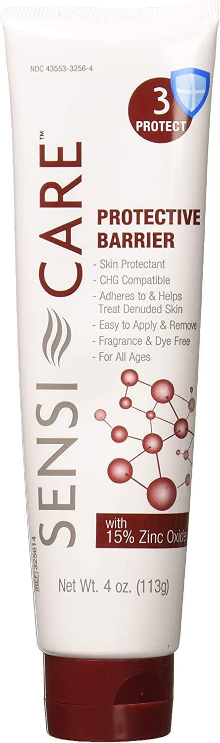 Medline Remedy Specialized Protect Zinc Oxide Paste Skin Protectant 4 oz Tube (Pack of 2 Tubes)