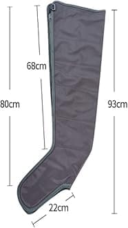 8 Cavity Pressotherapy Air Compression Leg Foot Massager, Pneumatic Leg Wrap Pressure Machine for Lymphatic Drainage Leg Massager